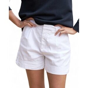 Frank & Eileen 4.5" Waterford Walking Short Size 2 White Flax Blend